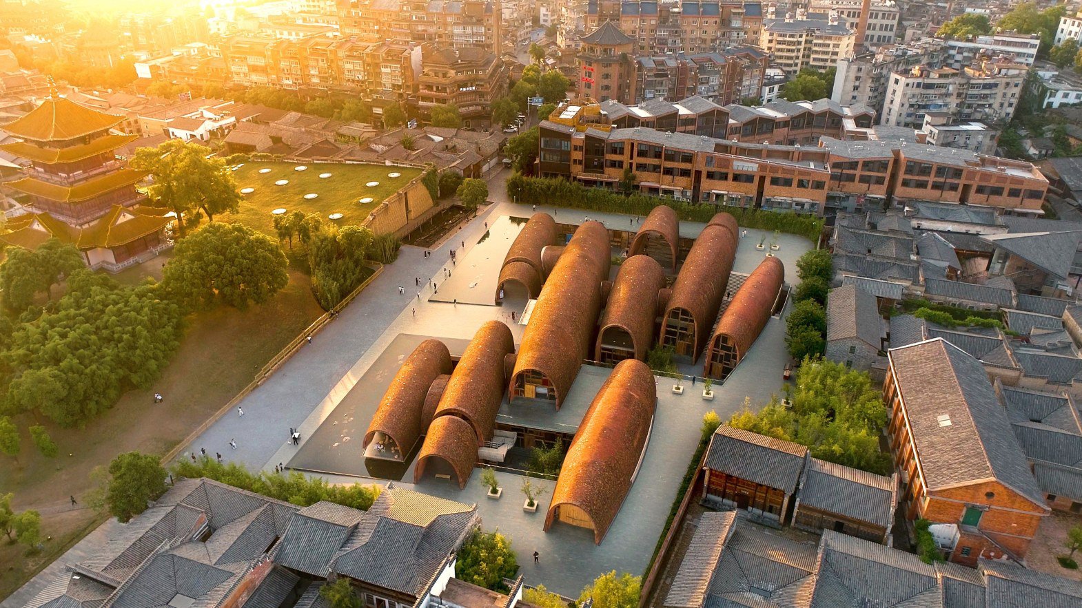 景德镇御窑博物馆鸟瞰图