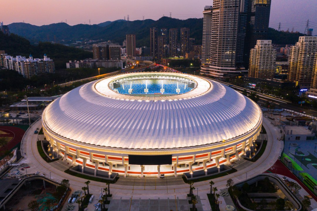 ▲场馆泛光照明