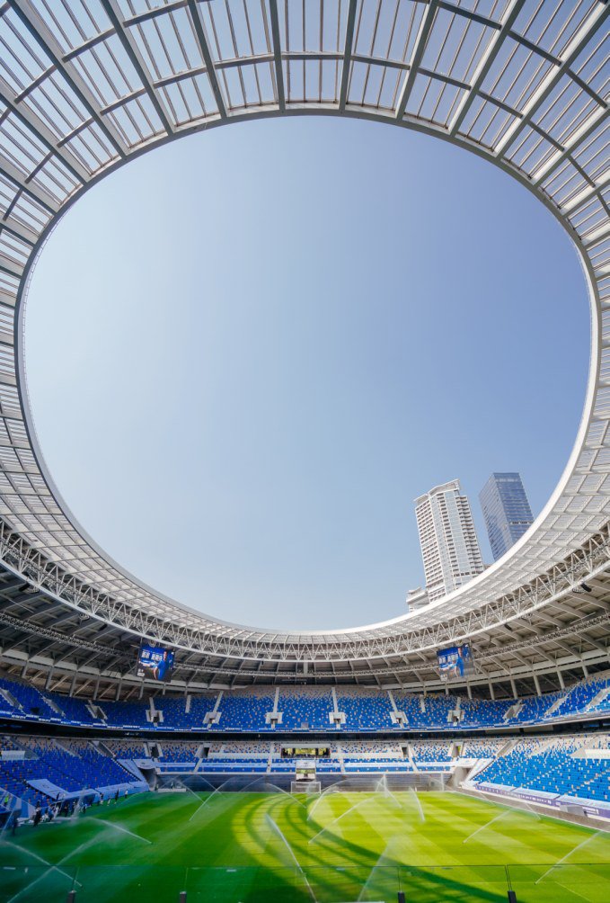 场馆采光顶细节